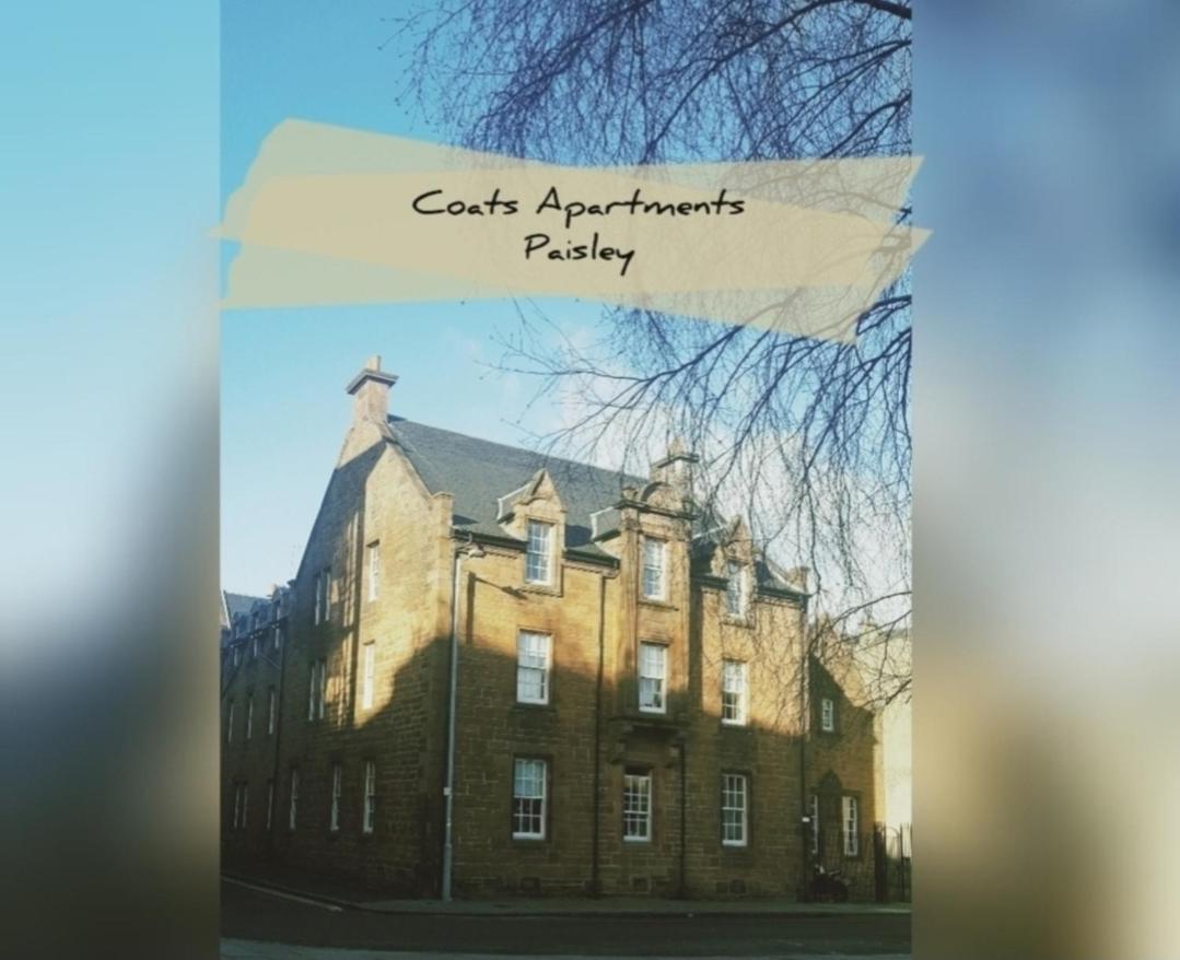 Coats Apartments, Paisley Near Glasgow Airport, Paisley Gilmour Street Station, Uws, Royal Alexandria Hospital & Paisley Town Centre Exterior photo